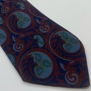 COACH Men’s Tie Silk Paisley Flora Print